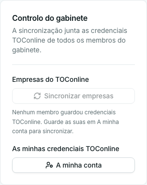 Sincronização de empresas